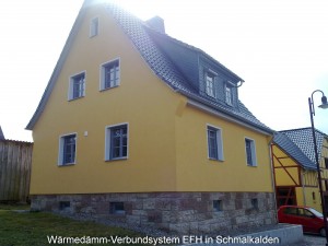 Wärmedämm-Verbundsystem - Einfamilienhaus in Schmalkalden