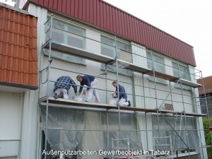 Außenputzarbeiten Gewerbeobjekt in Tabarz